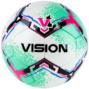 Мяч футзальный Vision Sala+ FS324084, FIFA QualityPro, р. 4, 32 п. PU, 4 подкл.сл, руч.сшив, бел/зел