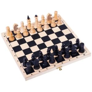 Шахматы Обиходные "Объедовские" арт. 450-20, разм. 290 x 290 мм, лакированные, дерево