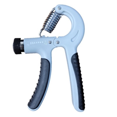 Эспандер кистевой пружинный Hand Grip, регулируемый от 10 до 60 кг, белый