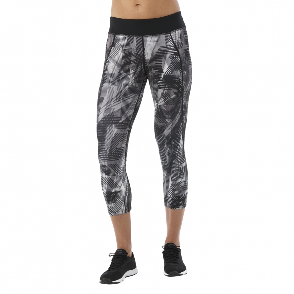 Тайтсы женские Asics Crop Tight 140937-0904, серый/черный