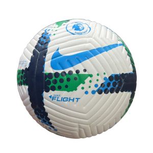 Мяч футбольный K47 Nike Flight Premier League 062021 EXP SC8235, разм. 5, белый/темно-синий/зеленый