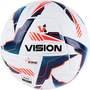 Мяч футбольный Vision Sonic FV324065, разм. 5, 24 пан., FIFA Basic, PU, термосш., белый/синий Мяч футбольный Vision Sonic FV324065, разм. 5, 24 пан., FIFA Basic, PU, термосш., белый/синий