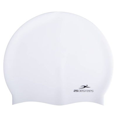 Шапочка для плавания 25Degrees Nuance Junior White 25D21004J, силикон, белый