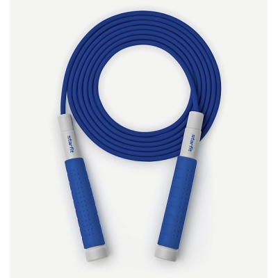 Скакалка StarFit RP-401, длина 3 м, с силиконовыми ручками, синий