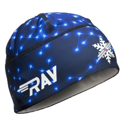 Шапка Spine Race 932-P7, термобифлекс, синий