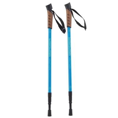 Палки для скандинавской ходьбы Berger Explorer 3х-секционные, 67-135 см, синий