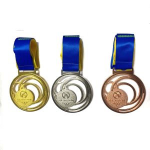 Медаль 8 см "Казахстан с узорами" M-9