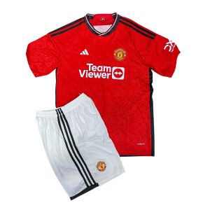Форма футбольная взрослая клубная Adidas Manchester United, красный