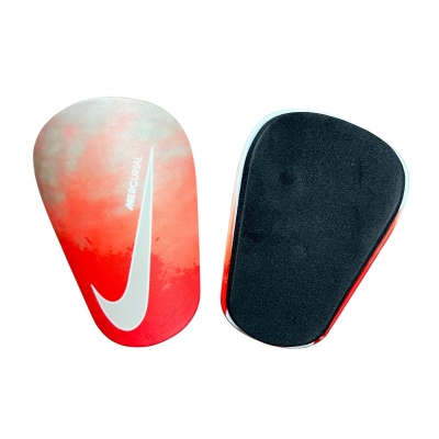 Щитки футбольные мини арт. 600 Nike Mercurial, розовый/красный/серый
