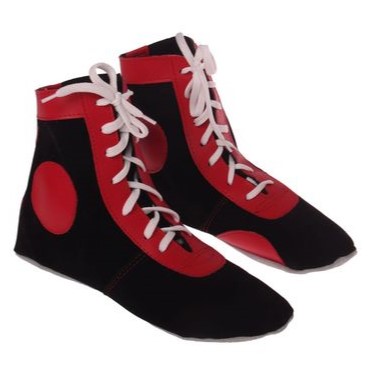 Борцовки Chersa, мягк. подошва, черный/красный, разм. 37