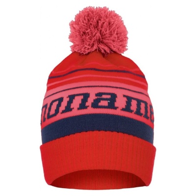 Шапка Noname Original Beanie 20011880260OS, шерсть/акрил, красный/оранжевый