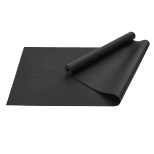 Коврик для йоги StarFit FM-101, ПВХ, 3 мм, разм. 183 х 61 см, черный