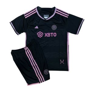 Форма футбольная детская клубная Inter Miami Messi, черный/розовый