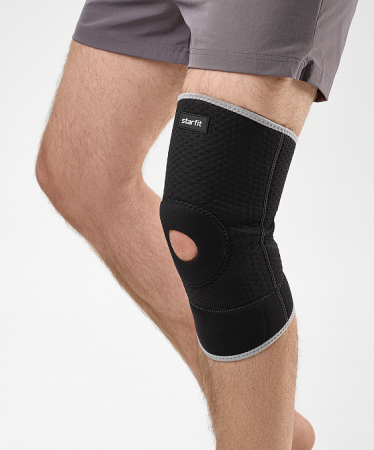 Суппорт колена StarFit SU-503, неопрен, черный