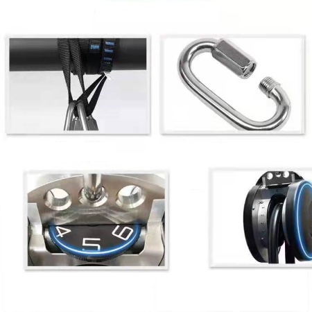 Канатный тренажёр Endless Rope Resistance Training, макс. нагрузка 150 кг, черный