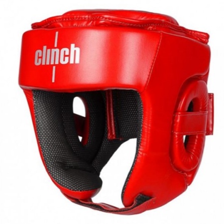 Шлем для бокса Clinch C142 Kick, красный, разм. L