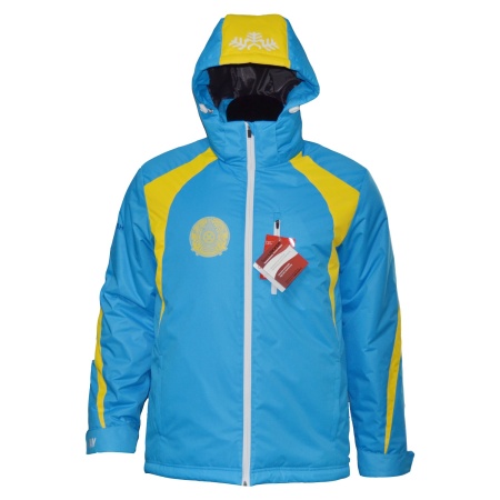 Куртка лыжника Ray Патриот 131-19, синий/желтый