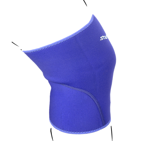 Суппорт колена StarFit SU-501, неопрен, синий