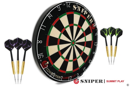 Дартс Sniper Summit Play Competition SSP-18CSP, диам. 18", дротики 6 шт.