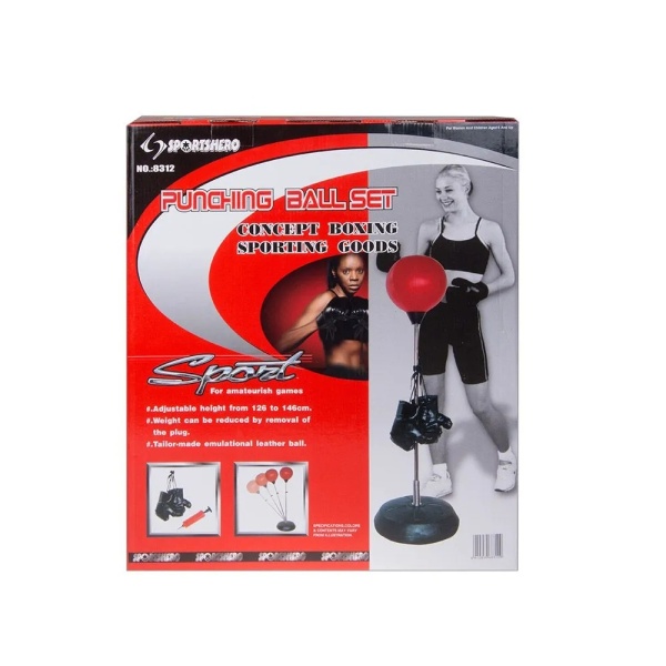 Стойка-груша напольная для бокса арт.8312, 135-154 см