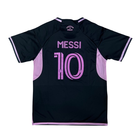 Форма футбольная детская клубная Inter Miami Messi, черный/розовый
