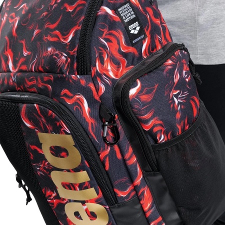 Рюкзак Arena Spiky 3 006272-550, 45 л, черный/красный