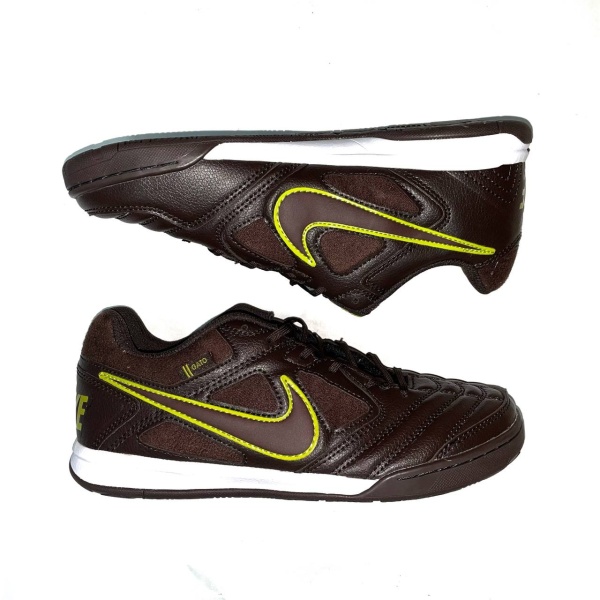 Футзалки Nike Gato, коричневый/зеленый