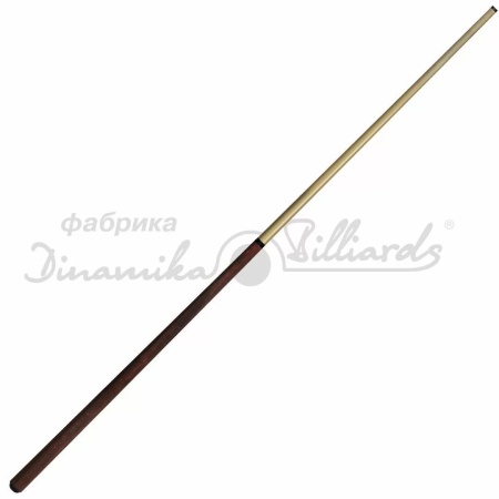 Кий бильярдный Dinamika Billiards Клубный 0-2-P, односоставный, венге