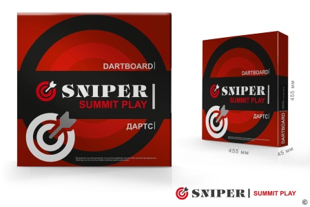 Дартс Sniper Summit Play SSP-17BG, диам. 17", дротики 6 шт.