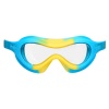 Полумаска для плавания Arena Spider Kids Mask 004287-102, прозрачные линзы, желтый/голубой