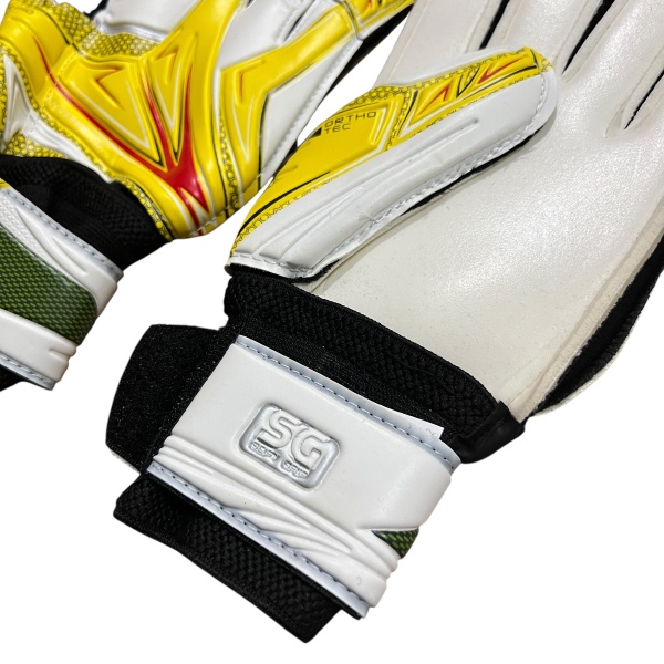 Перчатки вратарские Reusch, желтый/белый
