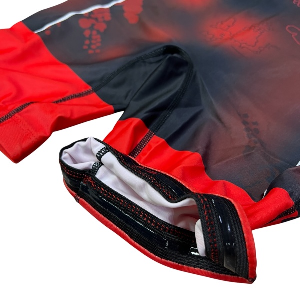 Туника для борьбы Merooj арт.215 KAZ, красный/черный