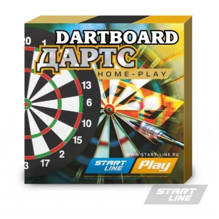 Дартс Start Line Home-Play, диам. 17", дротики 6 шт.