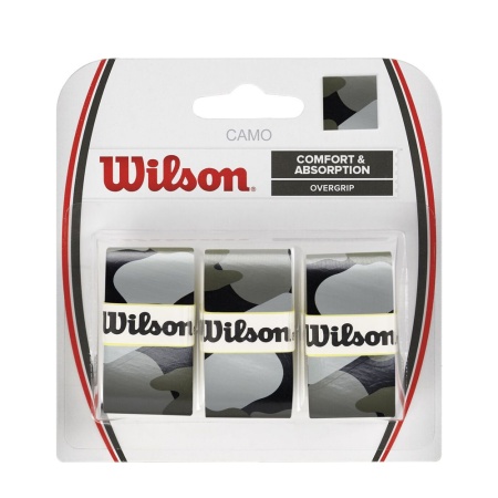 Овергрип для ракетки Wilson Camo WRZ470830, 3 шт., камуфляж хаки