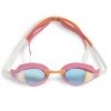 Очки для плавания Arena Air-Speed Mirror 003151-109, желтые линзы, розовый/белый/оранжевый