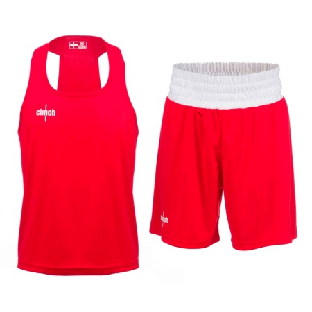 Форма для бокса Clinch Olimp C116, красный, разм. M
