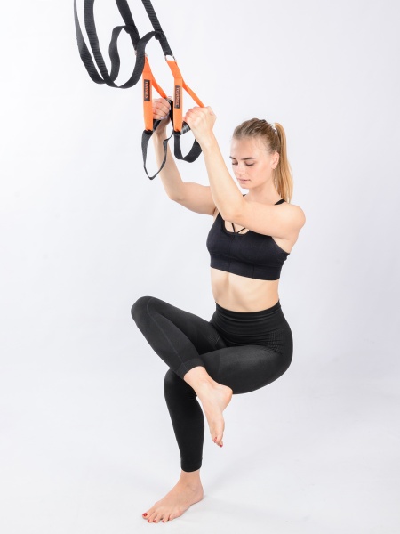 Петли для подвесного тренинга Torres AL1039, черный