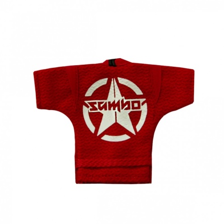 Брелок на веревочке "Сувенирная куртка КрепышЯ", красный