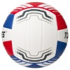 Мяч волейбольный Torres VB 1000, V32415, р.5, синт.кожа (микрофибра), клееный, бут.кам, бел/син/крас