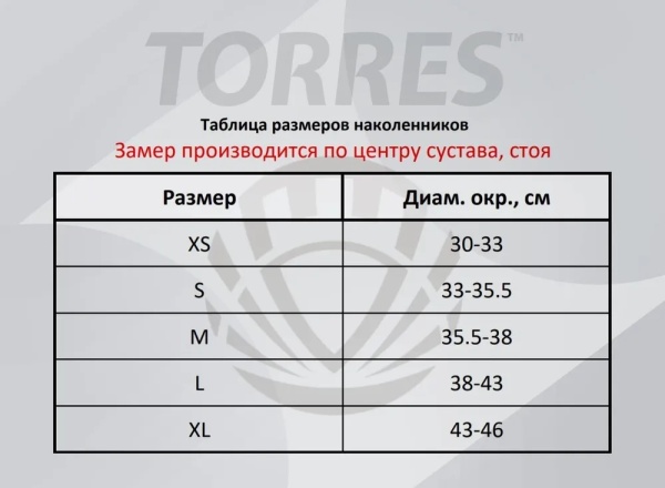 Наколенники волейбольные Torres Pro Gel PRL11018, пара, синий