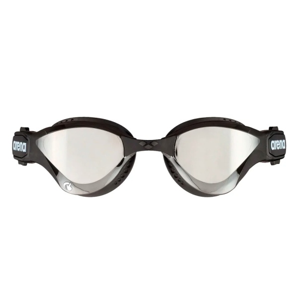 Очки для плавания Arena Cobra Tri Swipe Mirror 002508-555, серебрянные линзы, черный