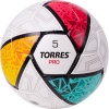 Мяч футбольный Torres Pro F323985, 32 пан. EPU-Microf, 4 подкл. слоя, ручная сшивка, разм. 5, белый