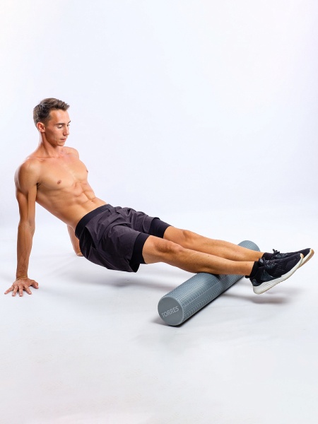 Ролик массажный Torres YL52200, разм. 90 х 15 см, серый