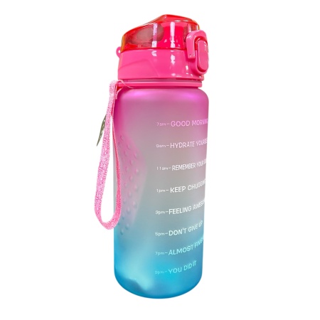 Бутылка YY-249, 2000 мл, розовый/зеленый