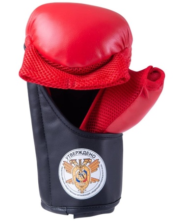 Перчатки-краги для рукопашного боя Rusco Pro, красный