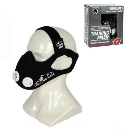 Маска для бега Elevation Training Mask 2.0, черный, разм. L