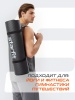 Коврик для йоги StarFit FM-301, NBR-каучук, 10 мм, разм. 183 х 61 см, черный