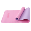 Коврик для йоги StarFit FM-201, ТПЭ, 4 мм, разм. 183 x 61 см, розовый/фиолетовый