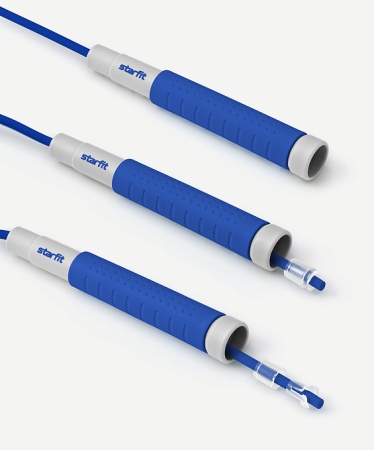 Скакалка StarFit RP-401, длина 3 м, с силиконовыми ручками