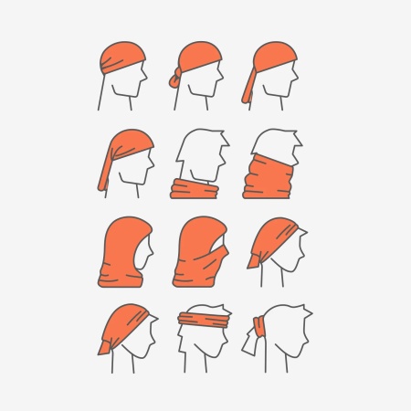 Баф-бандана Spine RUNNING, арт.02-24/25